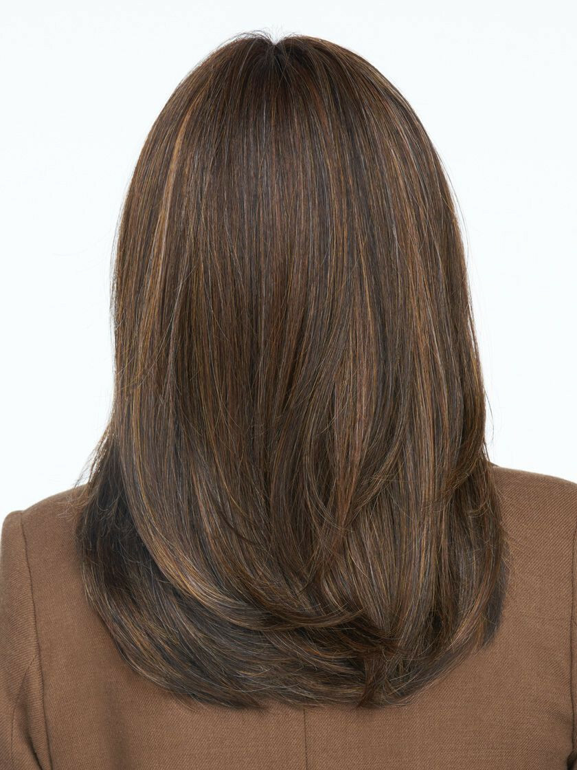 NICE MOVE Raquel Welch Wig RL12/22SShaded CAPPUCCINO HeatOK-LaceFront-MonoPart