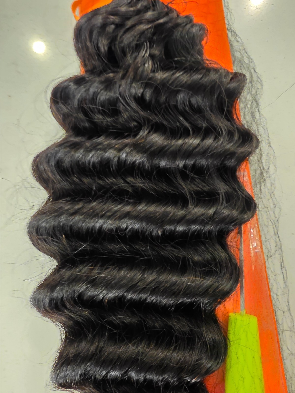 Deep Wave Invisible Knots Pre-Separated Human Hair Bundle 16 Inch 60g 16A Grade