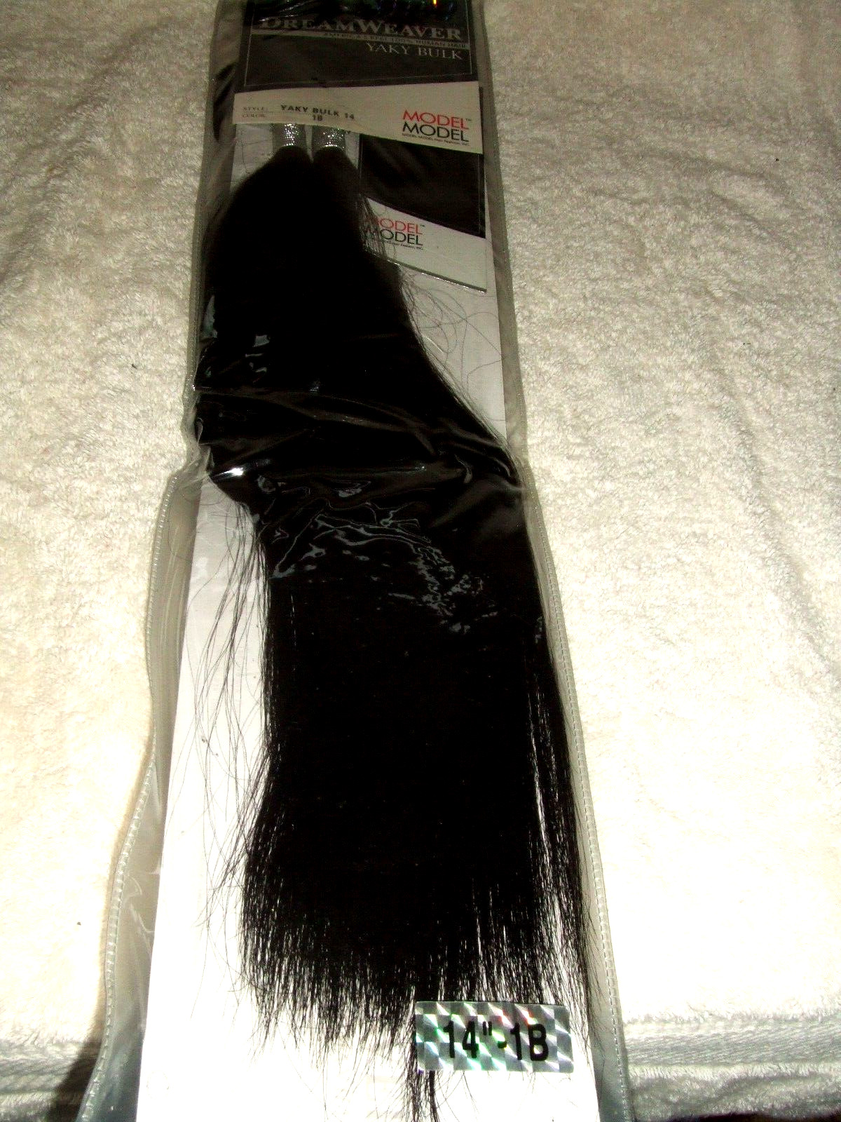 DreamWeaver Model Model Yaky Bulk 14″ 1B ~ 100% Human Hair ~ New