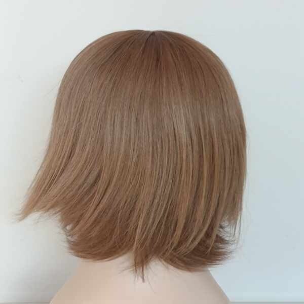 12in Premium Quality Silk Top Wig with Lace Front Lace Wig Skin Top Wig