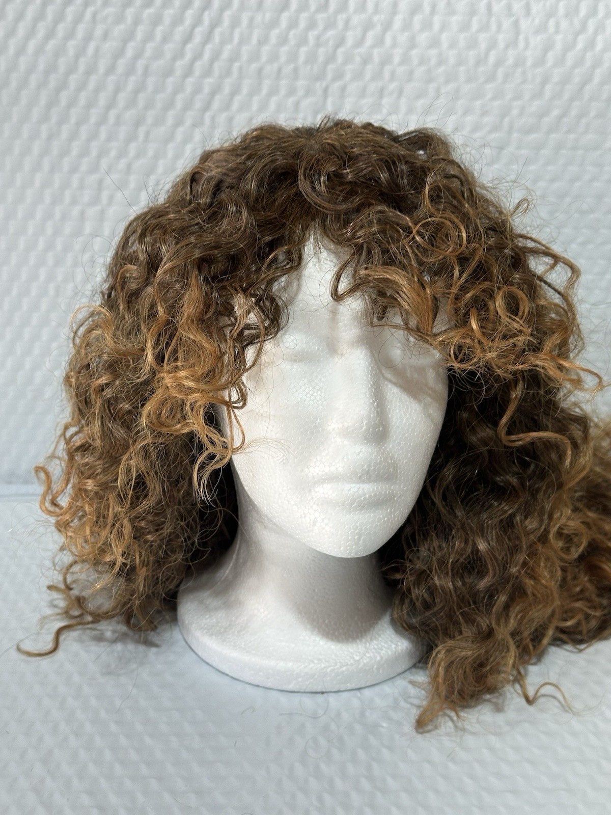 Frodio Natural Curly Human Hair Blend Ready To Wear Half Wig