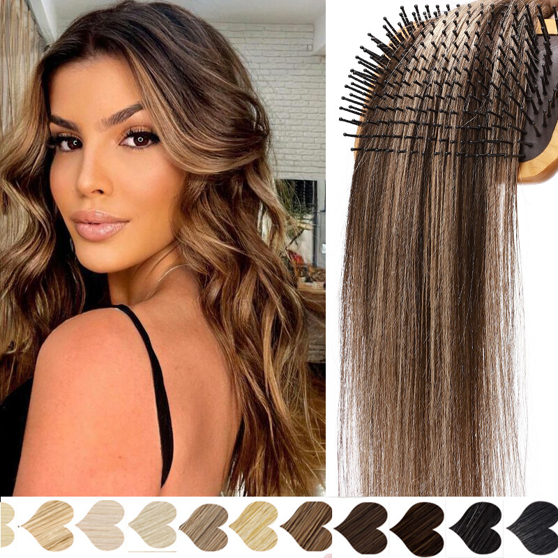 CLEARANCE Balayage 100% Real Human Hair Extensions Clip In Virgin/8PCS Full Head