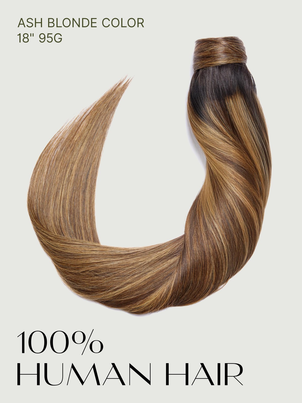 Frodio Clip In Ponytail Extension Human Hair For Women Straight 26 Inches Long