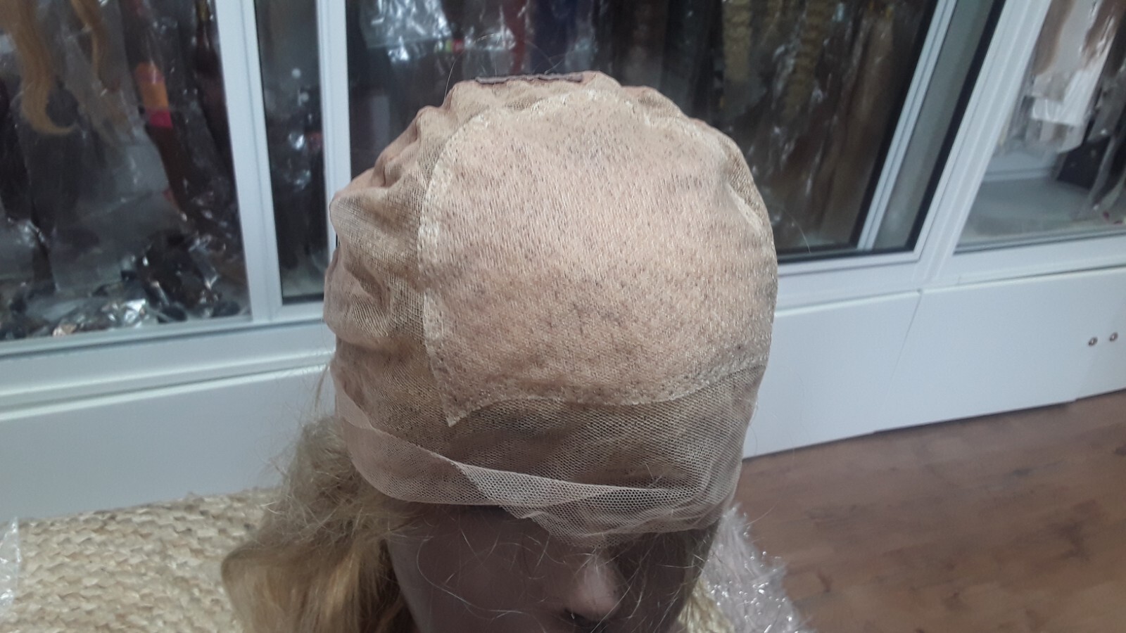12A 22INCH BRAZILIAN GLUELESS WITH 5X5 SILK BASE TOP FULL LACE WIG 200% DENSITY