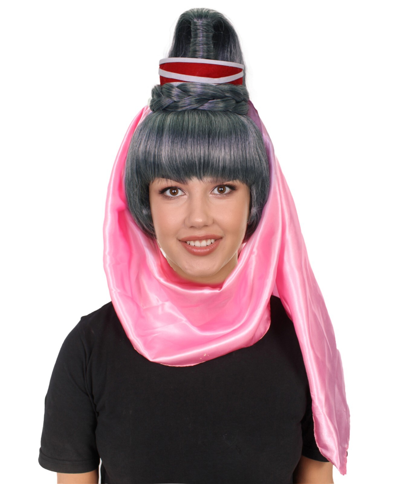 Adult Women’s 60s American Sitcom Multi Colors Genie Wig, HW-6988A