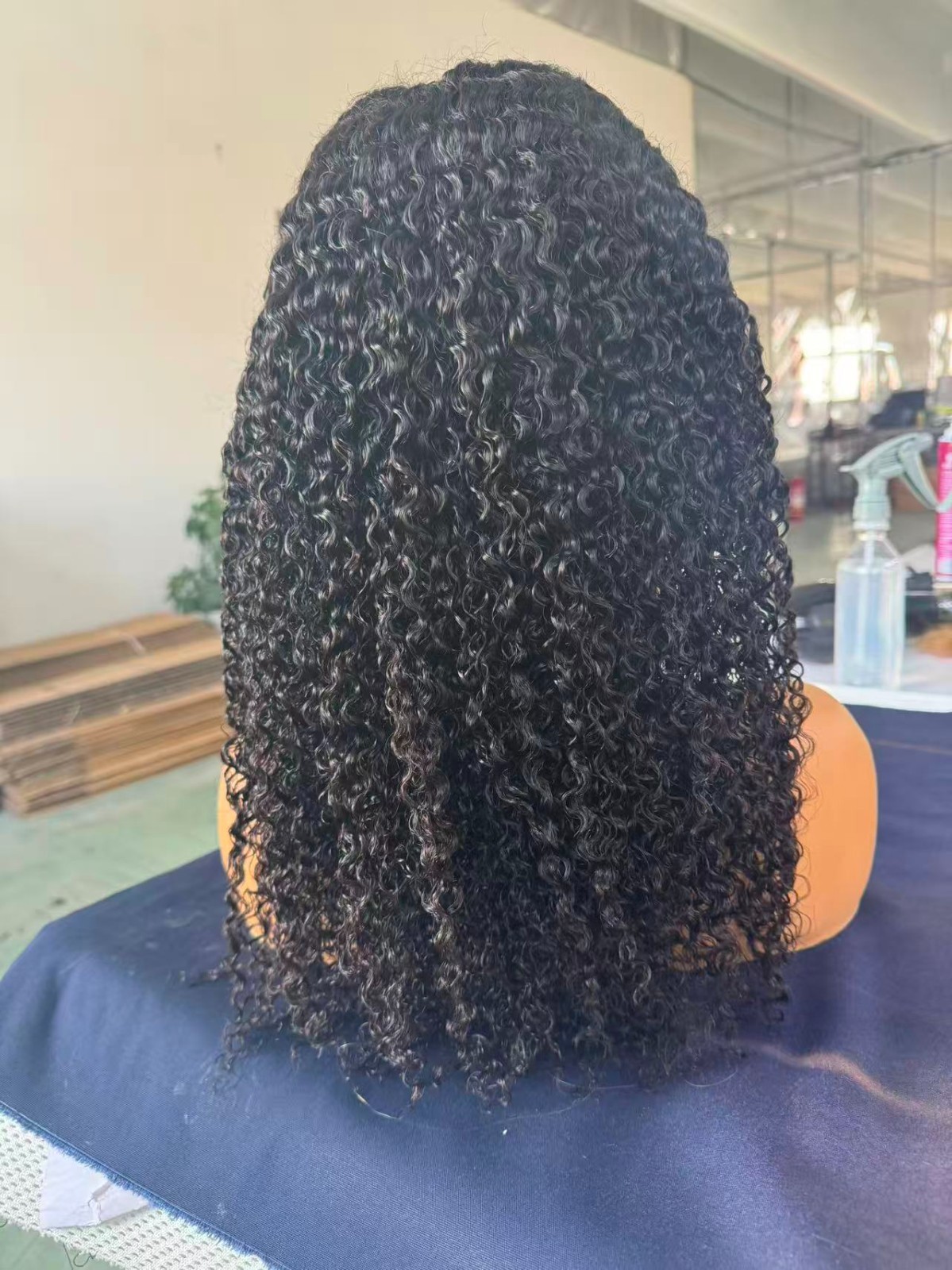 20inch 360 deep curly HD Wig 100% Human Hair 180% density