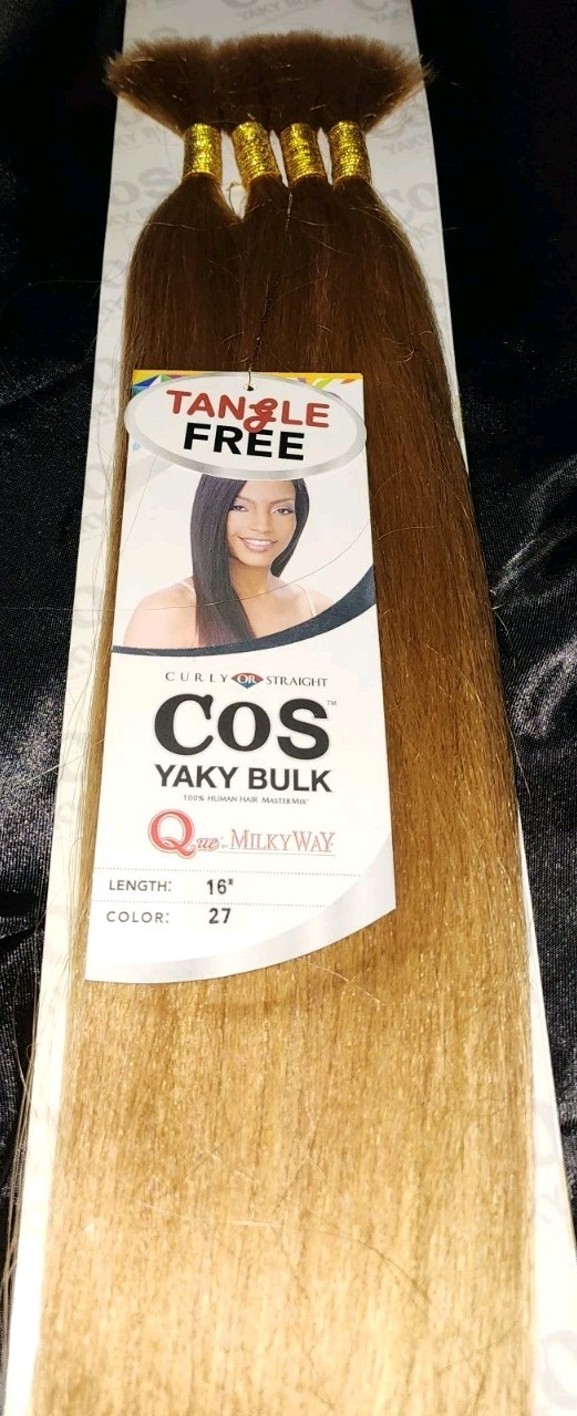 Milky Way 100% Human Hair Master Mix Braiding Hair 16″ or 18″ Pick your Color
