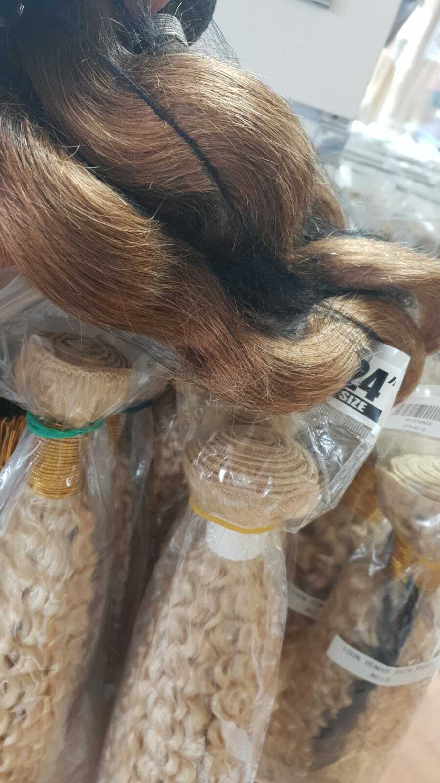 12+12+12INCH 3BUNDLES REAL PERUVIAN OMBRE BODY WAVE HAIR 2TONES T2/33# 300g 12A