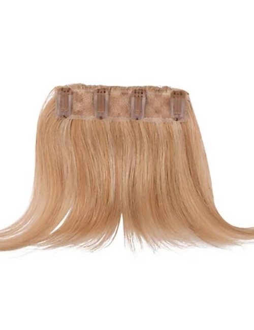 Clip In Fringe Bangs Hair Extension STYLD Ken Paves Bronzed Honey Ombre New