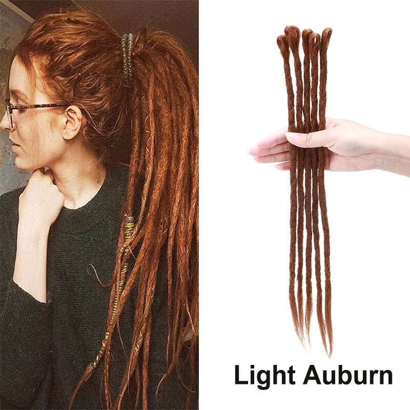 Ombe Dreadlocks Crochet Braid Dreads Locks Reggae Hair Extensions 20″~24″ Blonde
