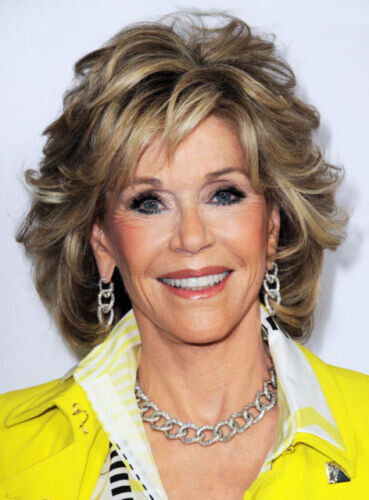 Jane Fonda Medium Wavy Layered Synthetic Capless Wig 12 Inches Free Shipping