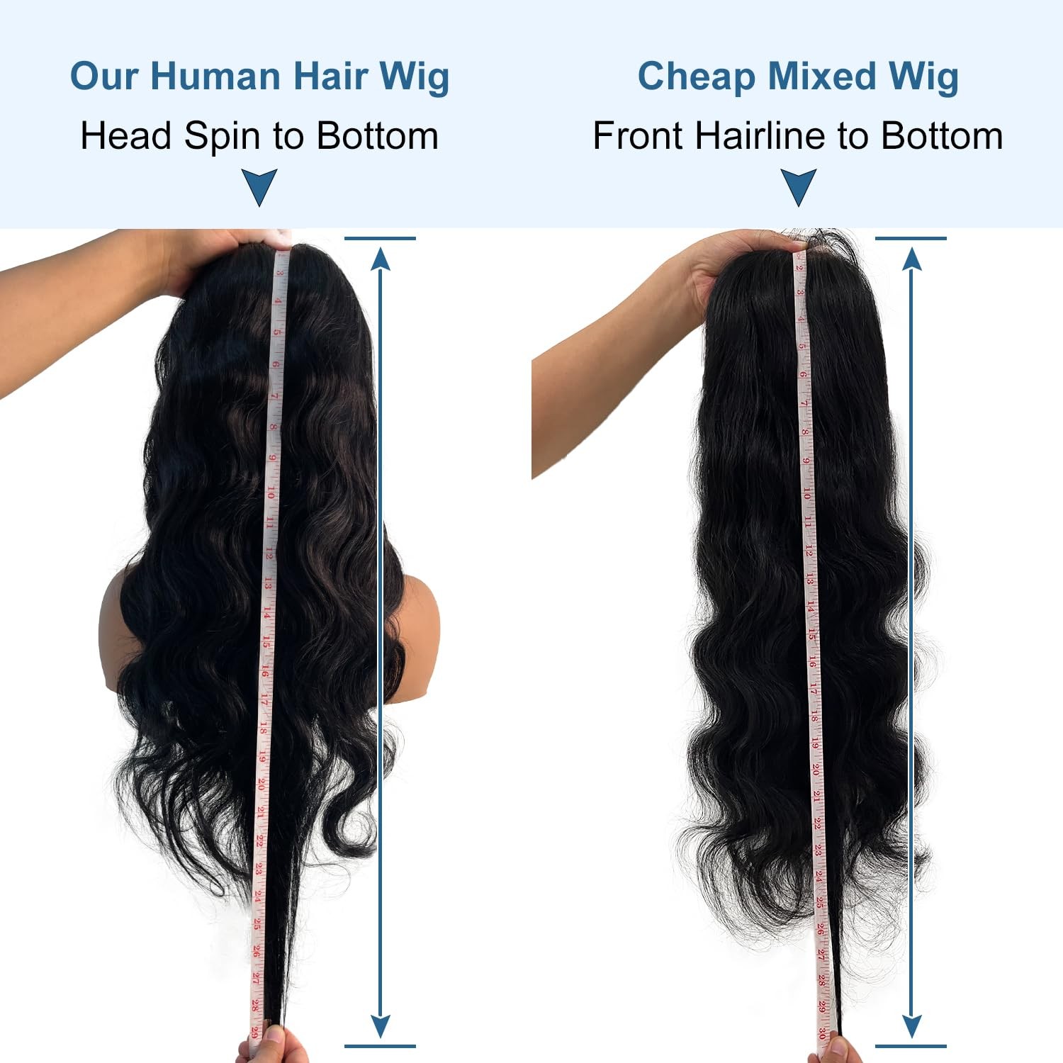 HOT STAR 13×6 Body Wave Lace Front Wigs,100% Human Hair [2-year life], HD Hum…