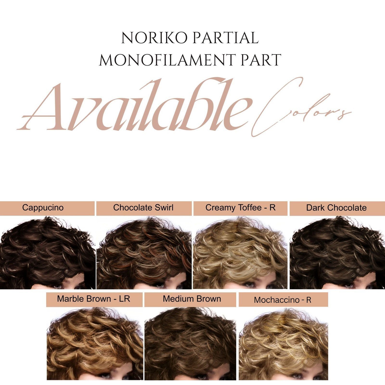 Noriko Angelica Partial Monofilament Synthetic Wig by Rene of Paris and Wig…