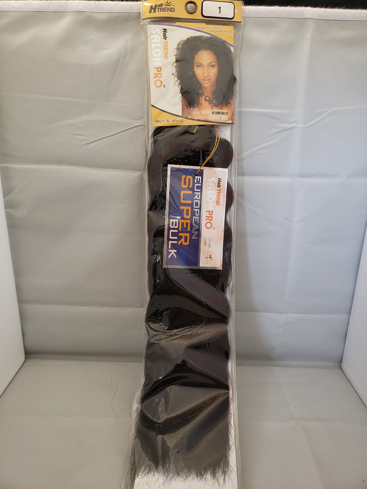 Hair Trend Salon Pro European Super Bulk Wet & Wave Hair Extension 16″ & 18″