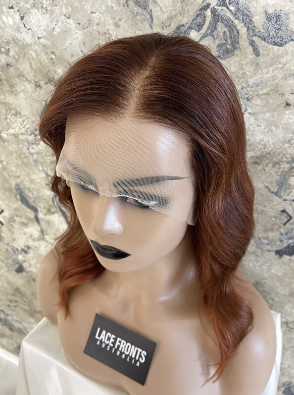 Human Hair Lace Front Wig (w/ bleached knots)