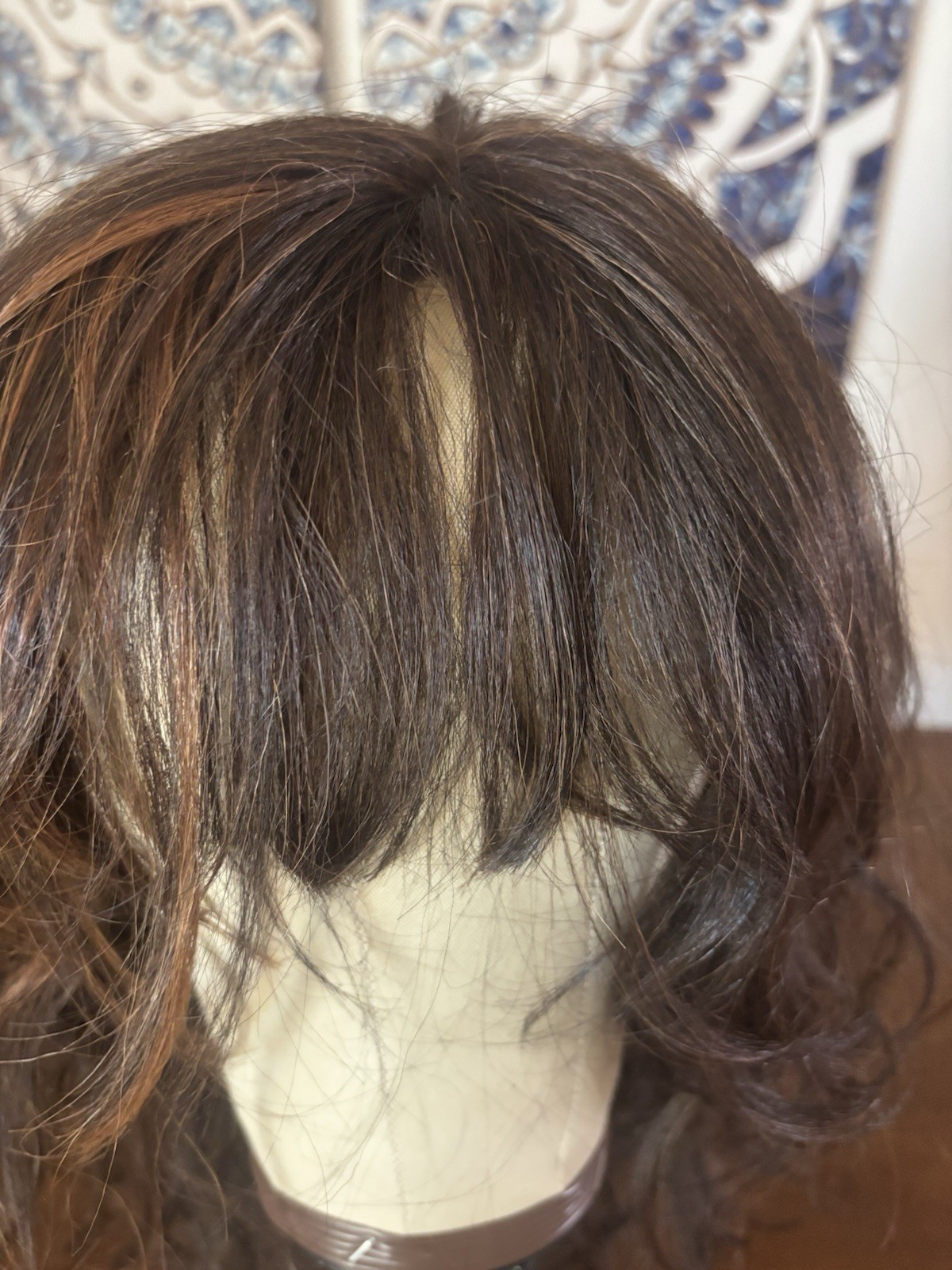 Luxury Lace, Front Tea, Part Heat, Safe, Synthetic Wig, Brunette Layers