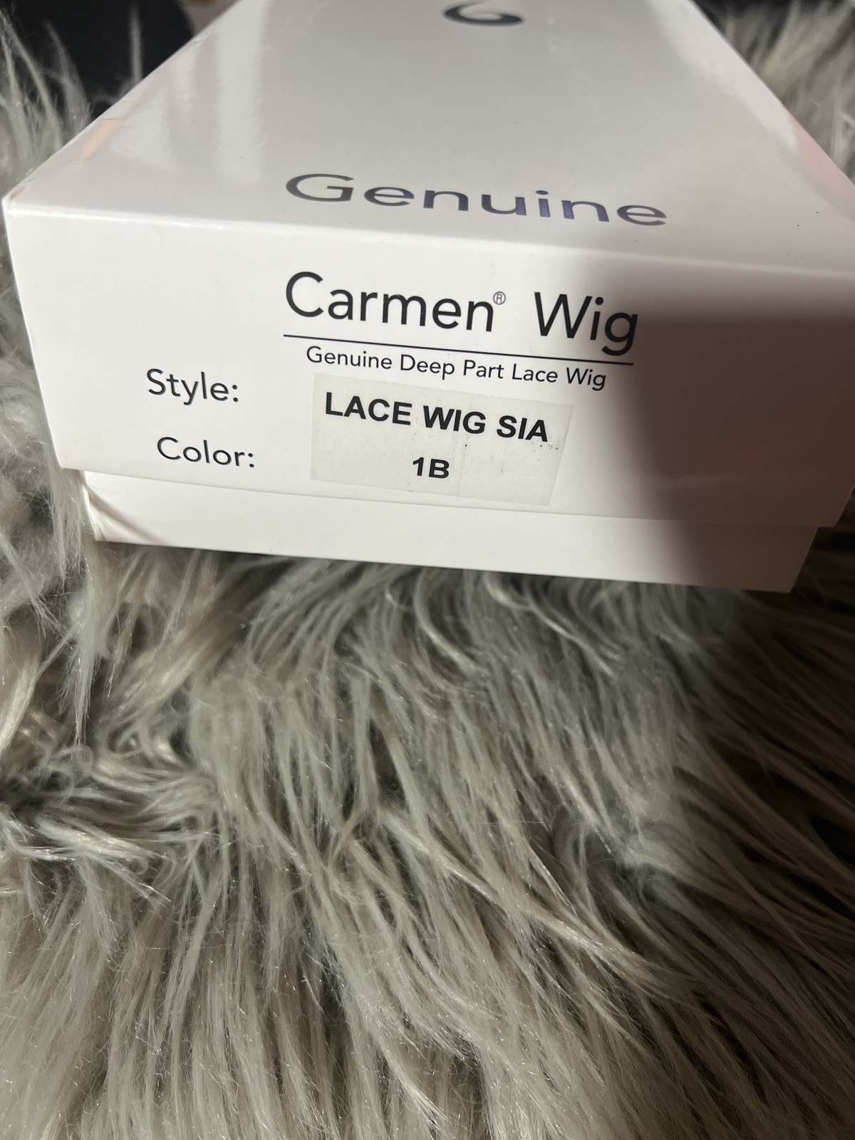 🆕 Carmen Wig SIA Deep Part Lace Wig – Lace Front 1B Black