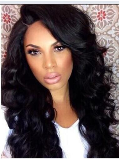 Curly Capless African American Black 15″ Synthetic Wigs
