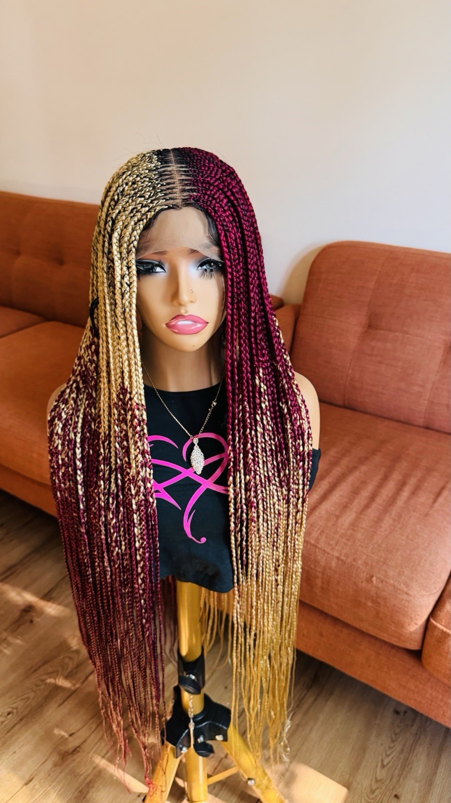 braided 360 Frontal length READY TO SHIP