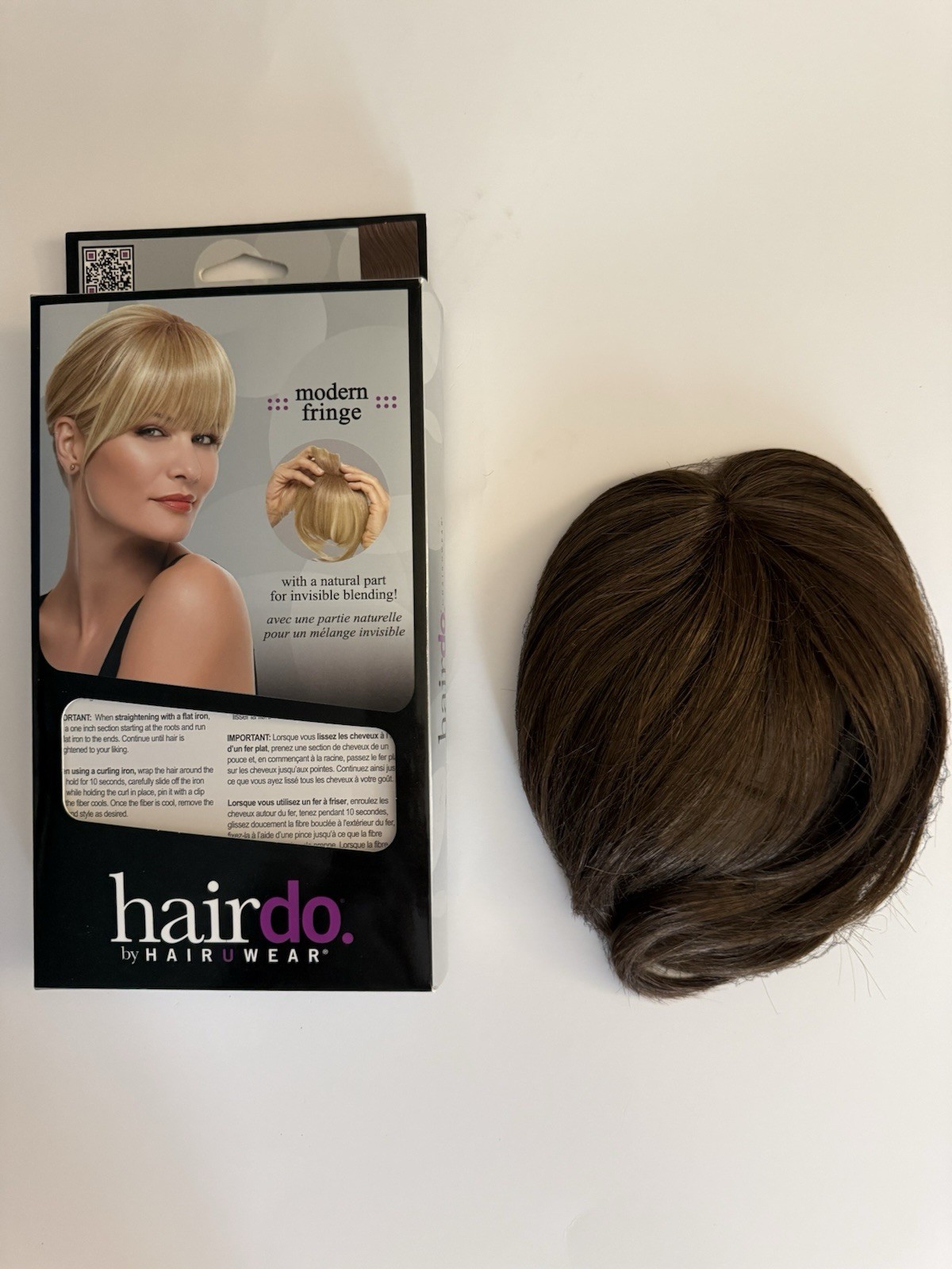 Hair Do By Hairuwear Modern Fringe New In Box Ginger Brown/Light Red Brown