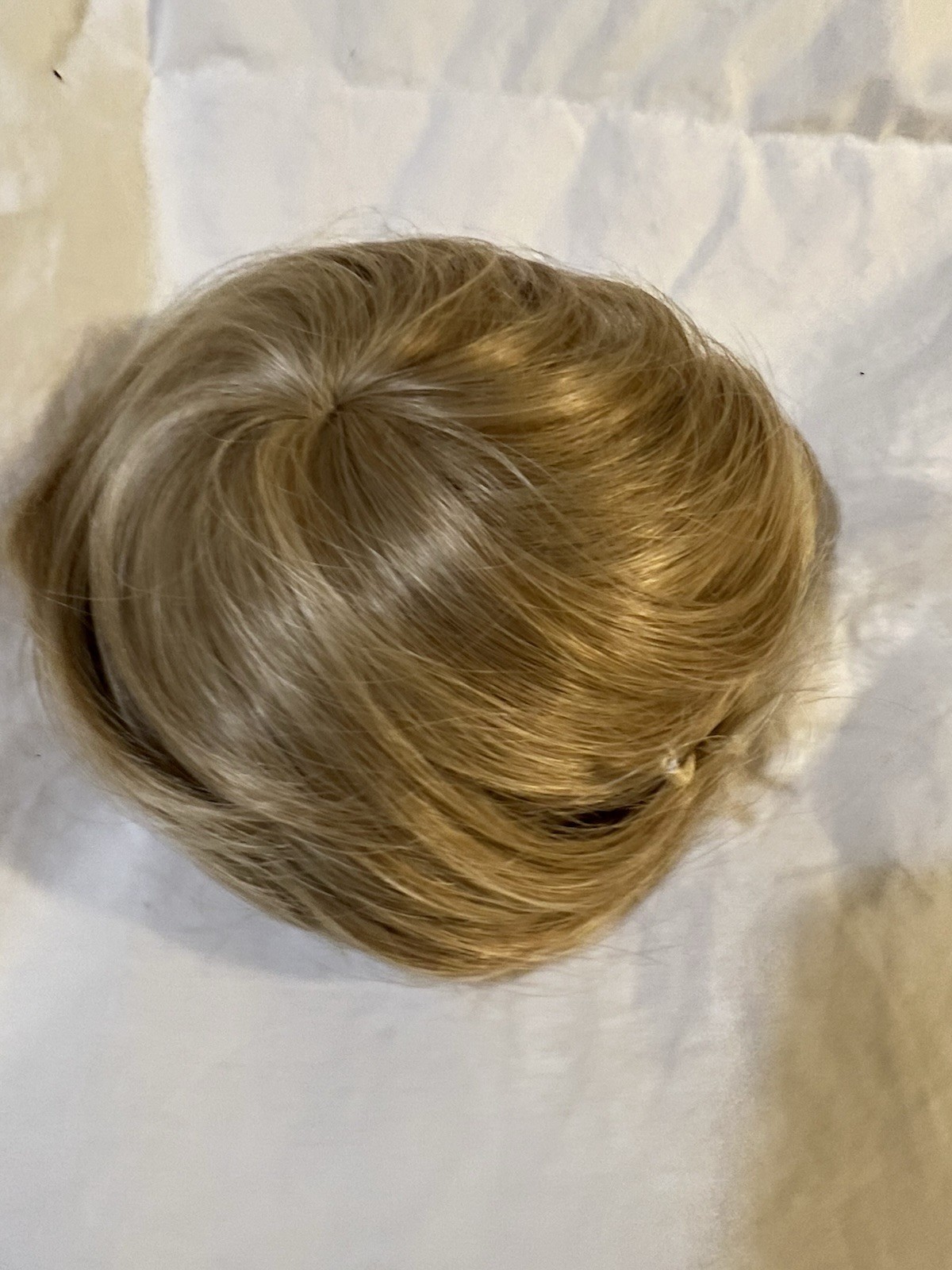 Synthetic Drawstring Bun Hairpiece Classic Cap One Size Blonde/Light Brown