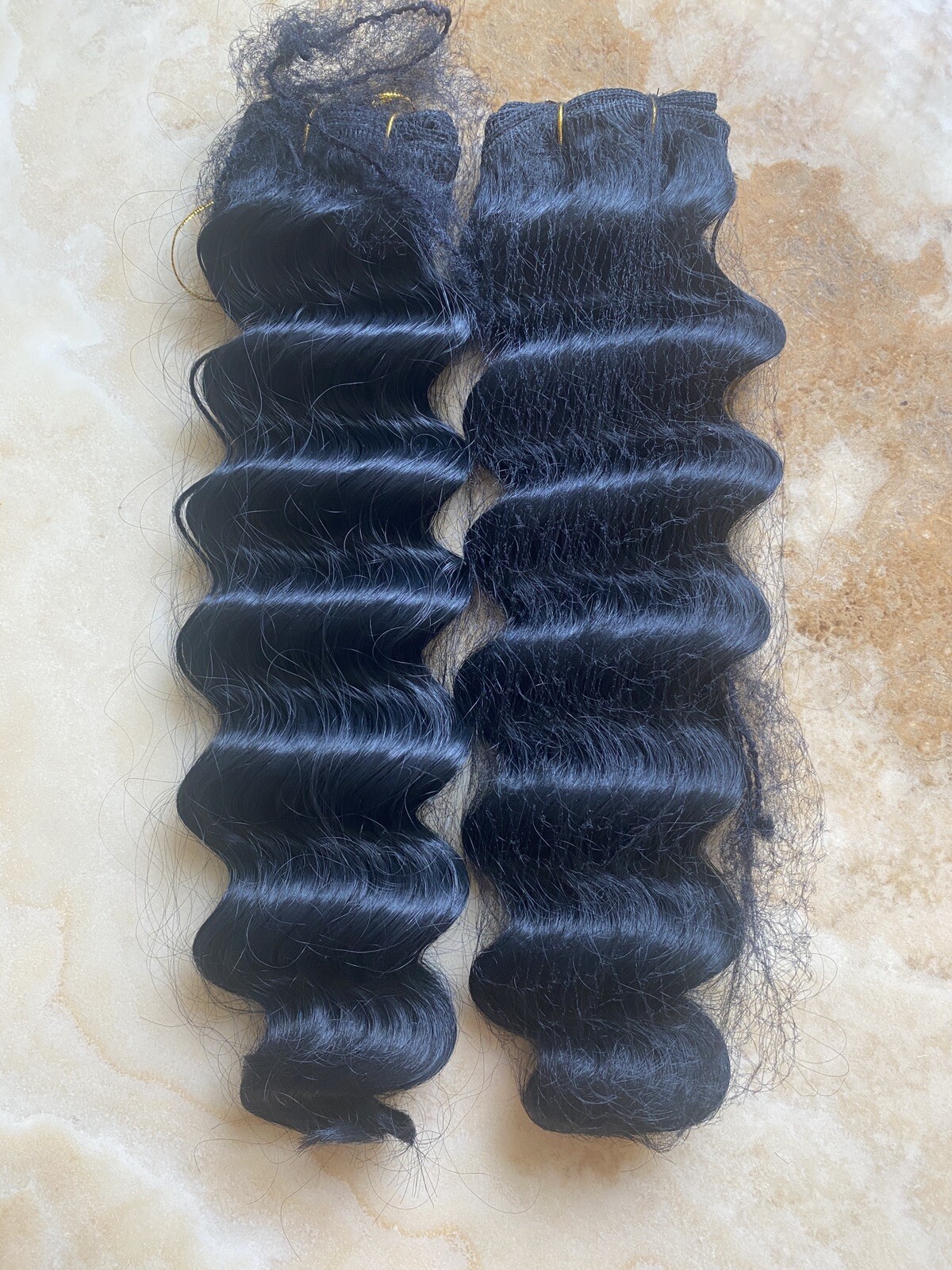 HAIRTREND QUALITY SYNTETHIC RIPPLE DEEP WAVE HAIR “16”INCH LOT 2 COLOR 1B