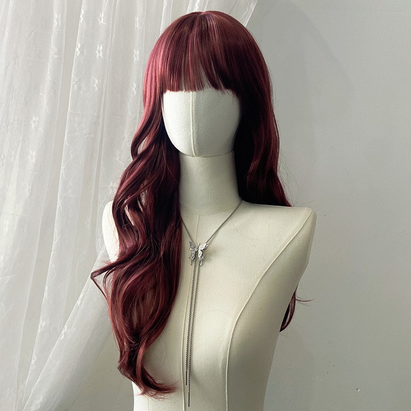 Women Curly Wigs Long Full Hair Girl Universal Cosplay Costume Anime Wave Wig AU