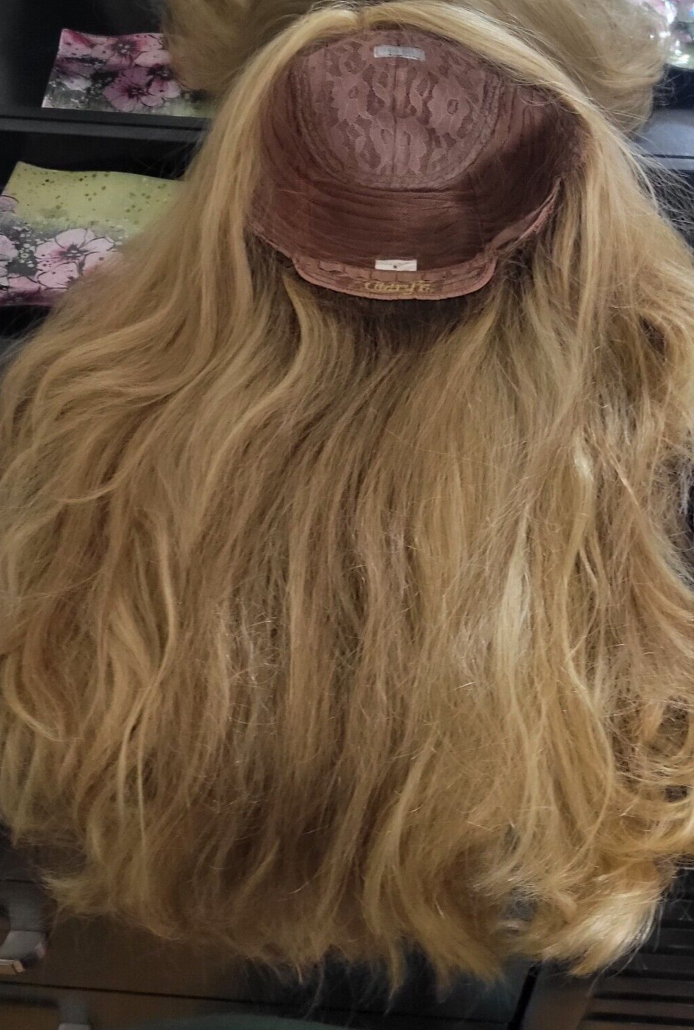 Clary’s 100% Virgin European human hair wig custom highlights blonde – 24 inches