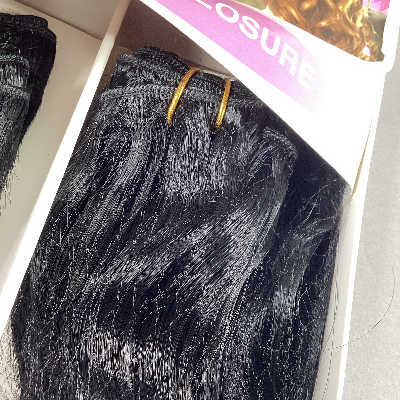 Ripple Deep #Jet Black 16” 18” All-in-One Premium Synthetic Hair Extensions