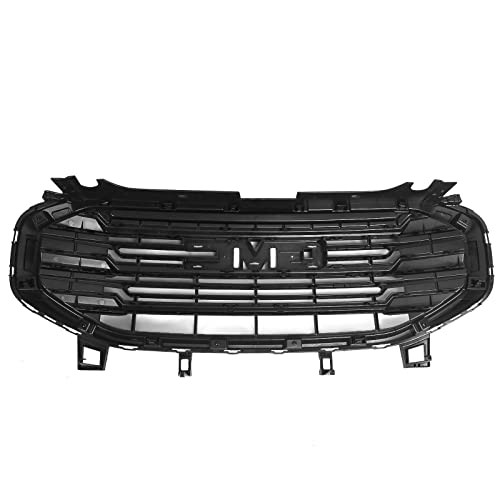 – FOR GMC Terrain Grille Grill 2018 2019 2020 2021 SLE Full Black Replaceable