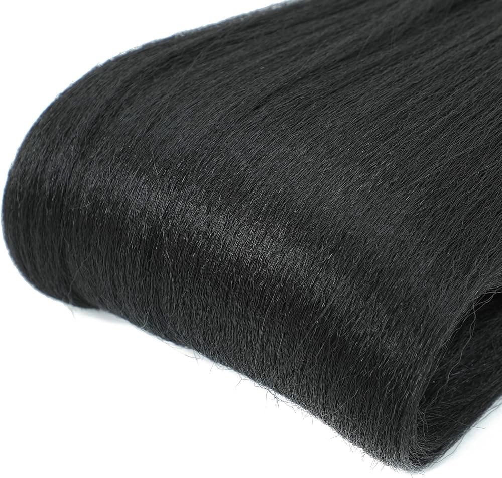 7 PcBraids Hair for African Braids Natural Black 26” In Kanekalon Pre-Stretched
