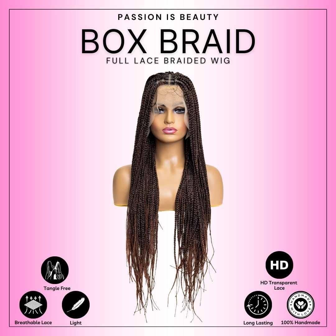 Pib Passion Is Beauty Pib 32 Full Lace Knotless Braid Wig – Braided Wig
