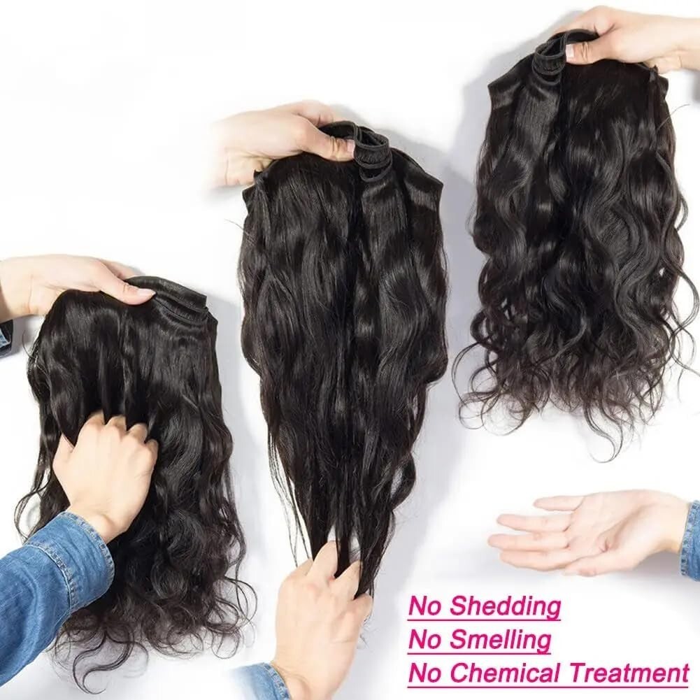 100% Human Hair Bundles Body Wave Bundles Remy Virgin Hair Extensions Weft