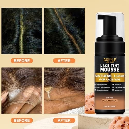 Lace Glue Kit Complete Set with Tint Mousse Melting Spray Wig Installation
