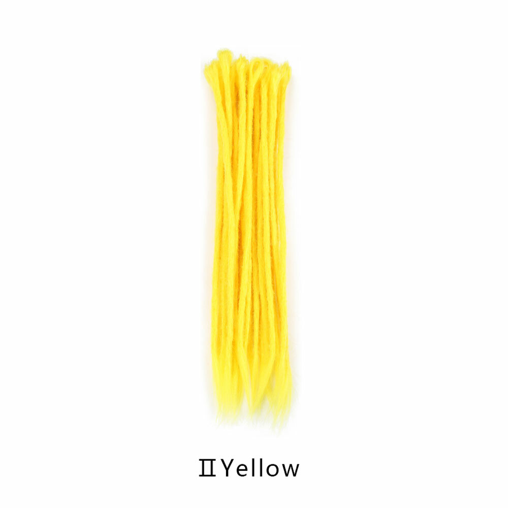 20in Ombre Dreadlocks Extensions Crochet Braiding Hair Dreads Locs Synthetic New