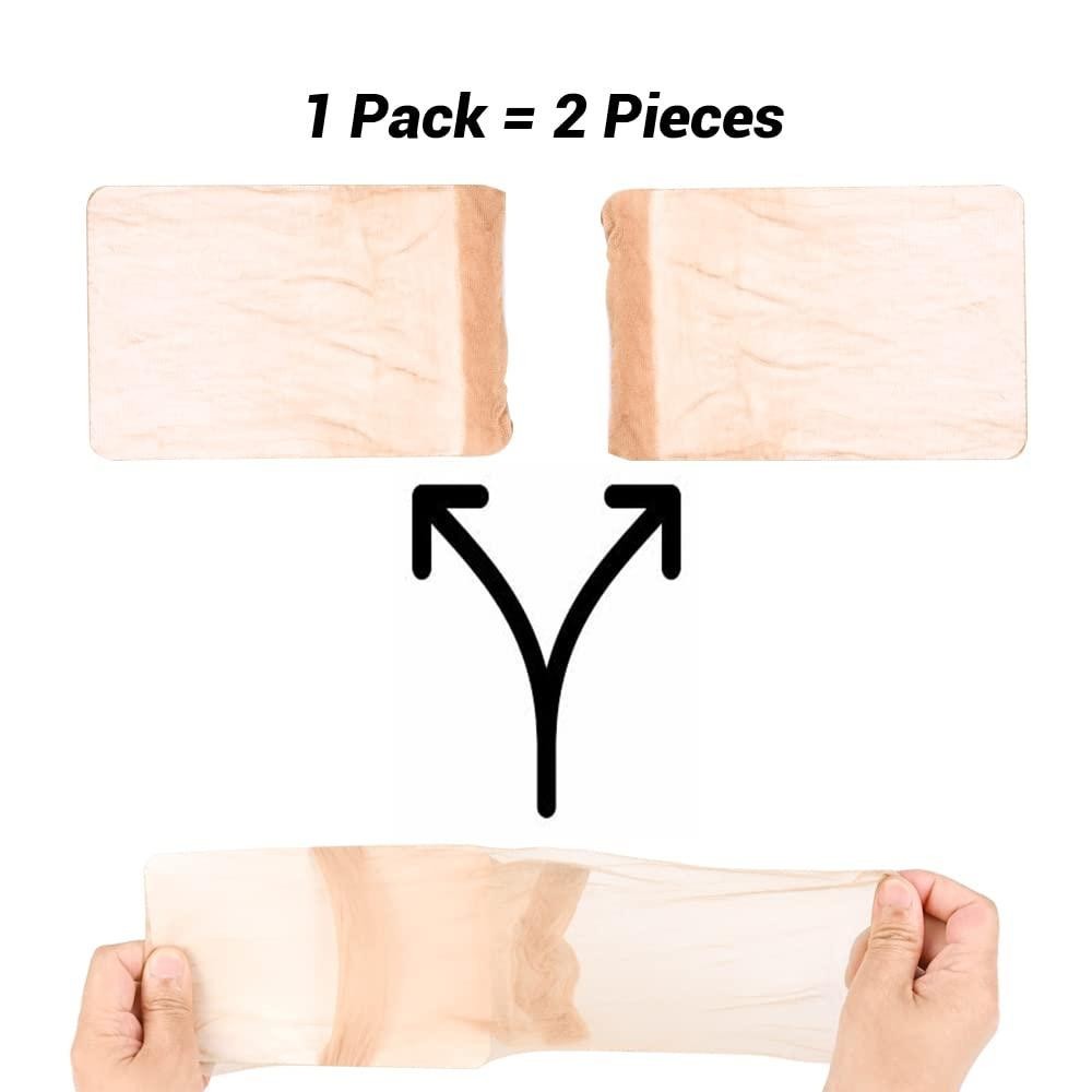 Rebesais 5 pk 10 pc Bulk Wig Cap women sheer light thin nylon invisible hairline