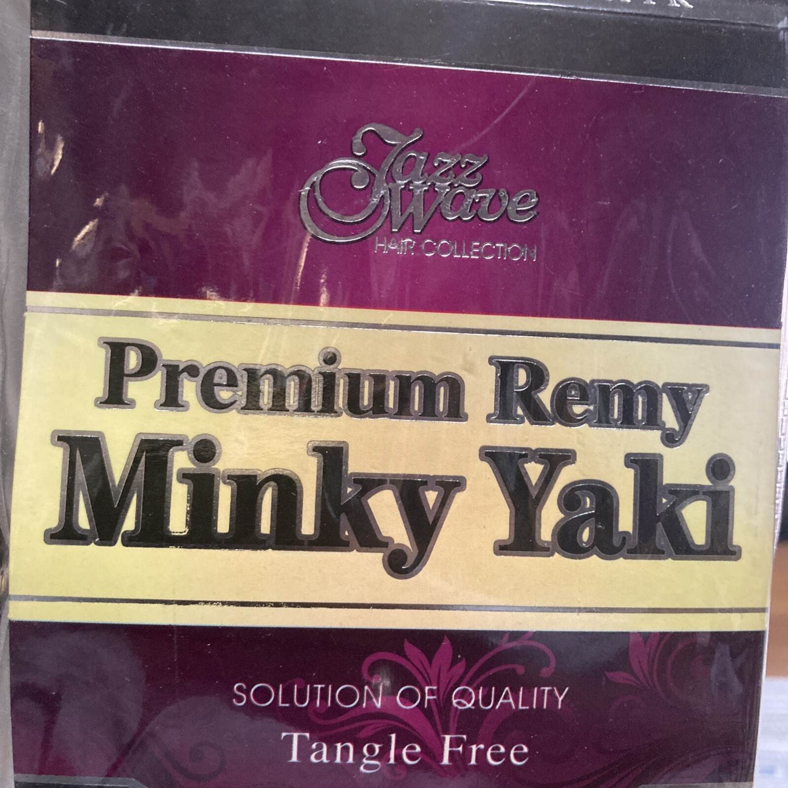 MINKY YAKI Sew in Weft Hair Extensions 100% Human Hair Tangle free 12″ Color1B30