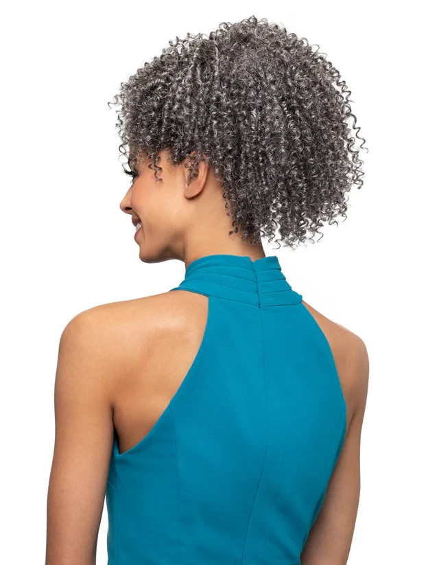 Foxy Silver DUET 9, BANG and PONYTAIL, Gorgeous Effortless Style,