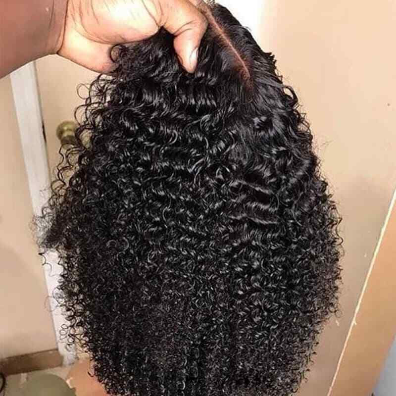 Curly Hair Long Big Lace Natural Wig Head Cover Front Lace Wig Chemical Fiber