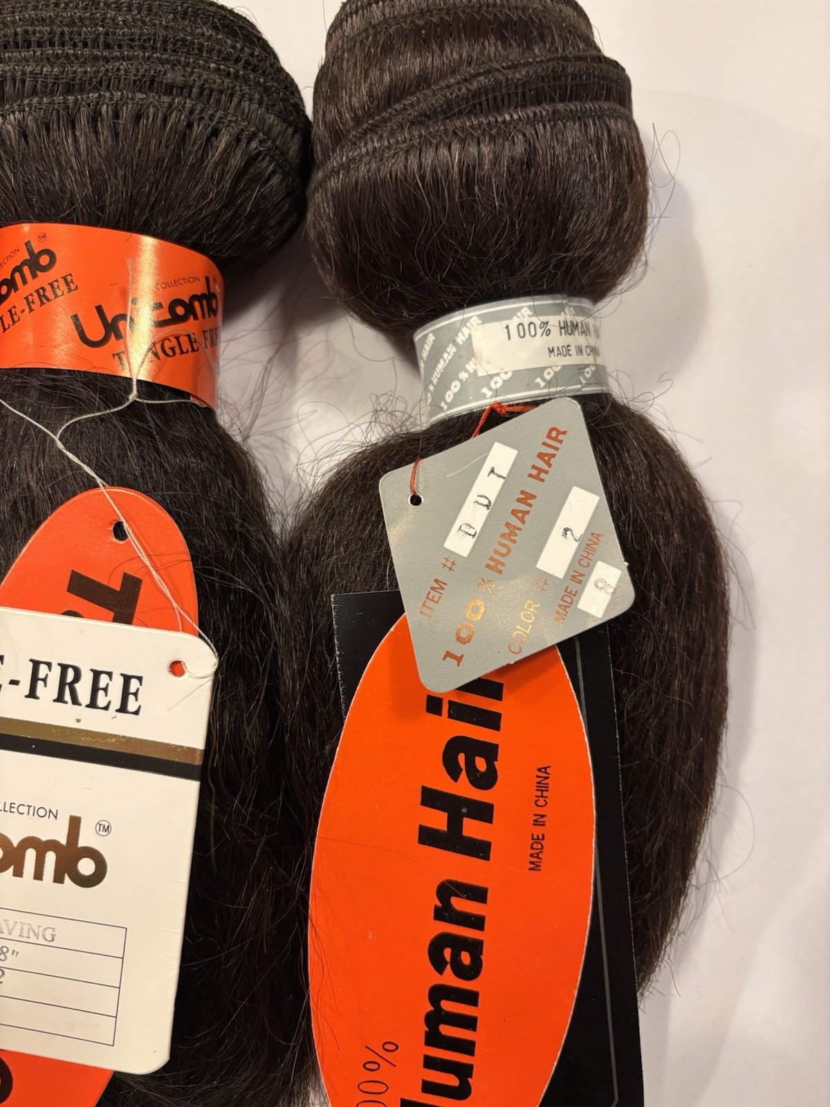 Unique Wiiv & Unicomb Color 2#, 100% Human Straight Textured Weaving Hair Bundle