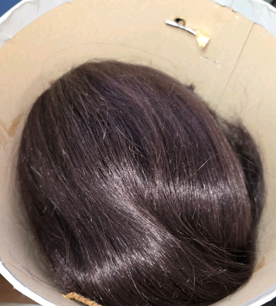 Vintage 1960s EDITH IMRI LORD & TAYLOR Human Hair Wiglet Original Box Italy