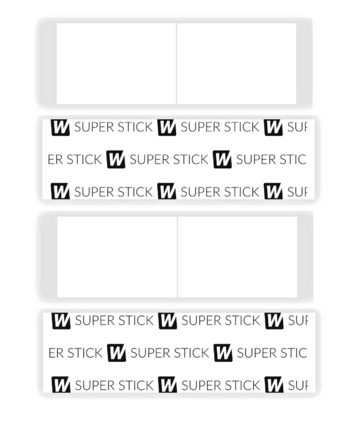 Walker Tape Super Stick Support 108 Pc 1″ X 3″ Straight Tape 3-Pack~Wigs Toupee.