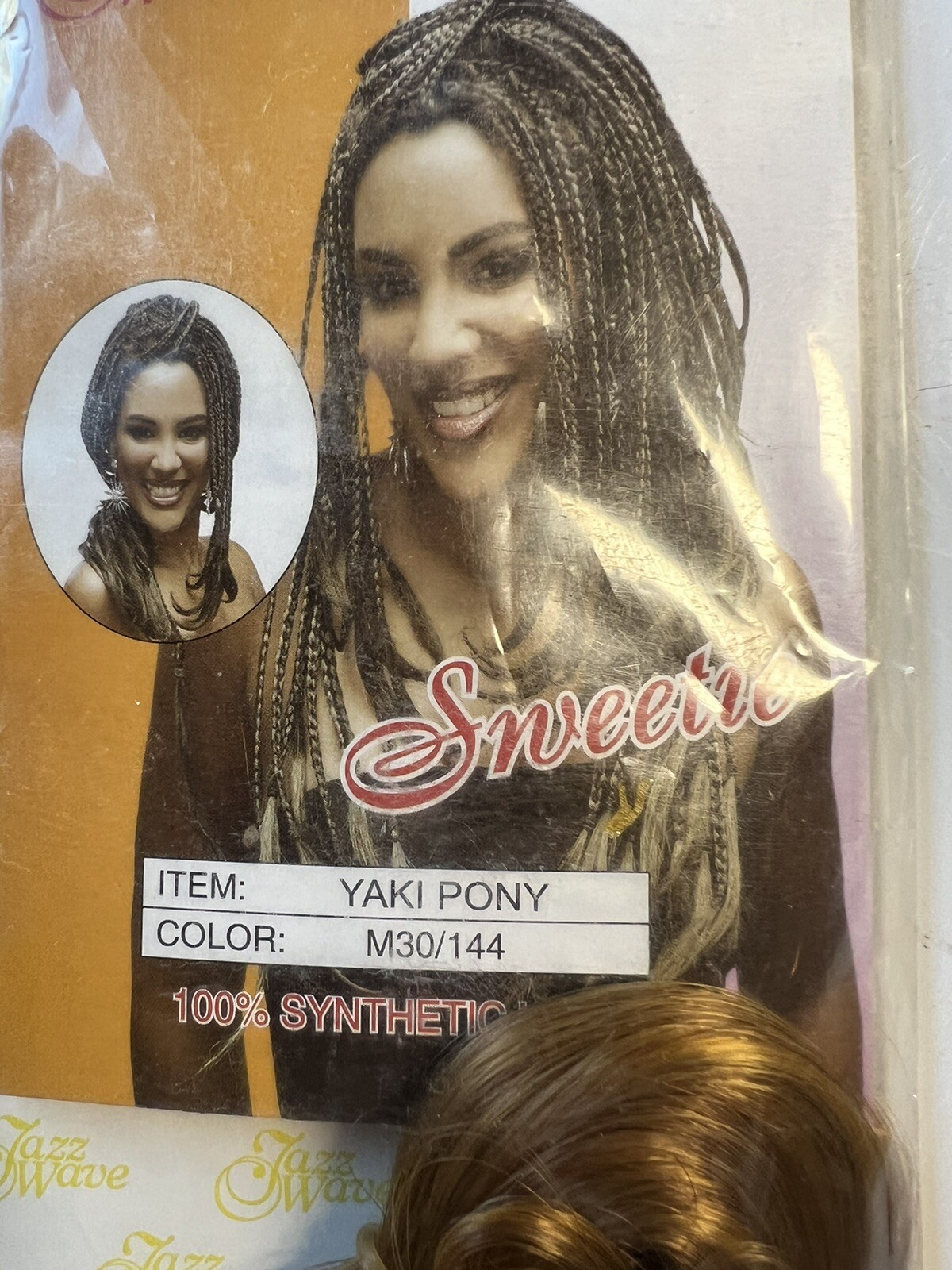 FANTASTIC BEAUTY SYNTHETIC FIBERS COLOR M30/144 Yaki PONY NIP NRM20B