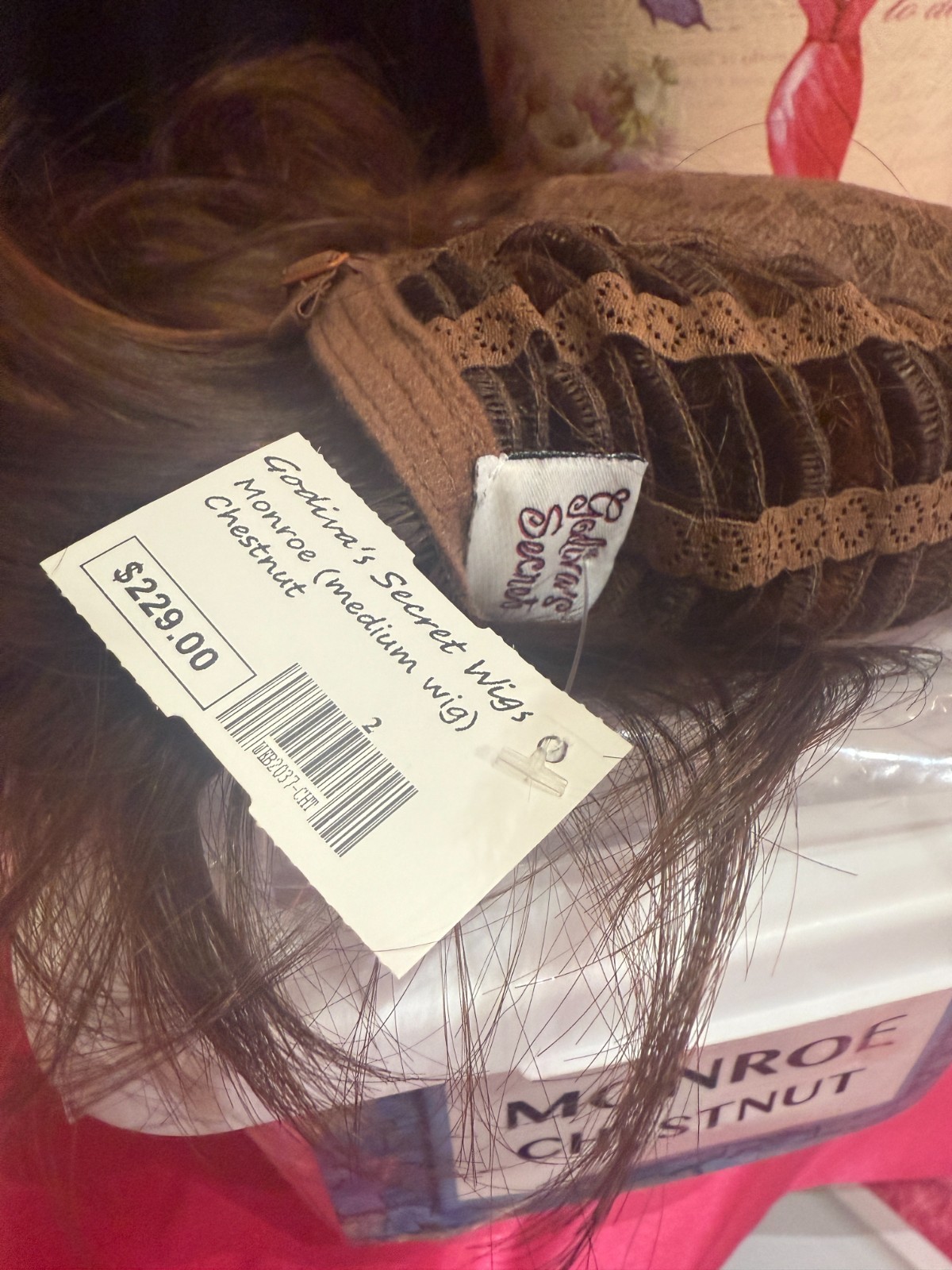 Godiva’s Secret Wigs “Monroe Wig” Chestnut