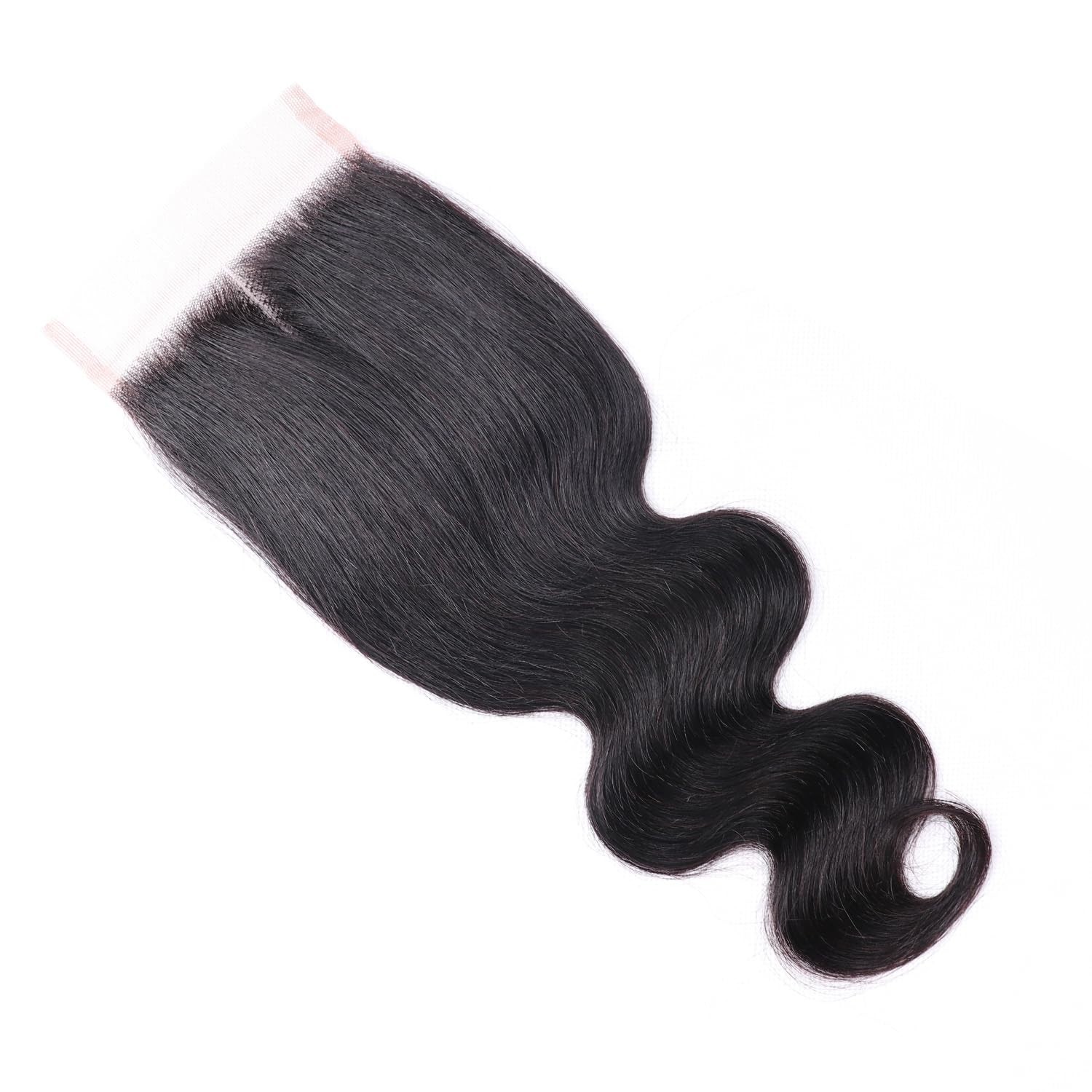 4×4 HD Lace Closure Body Wave Closure Human Hair 8 Inch Natural Black