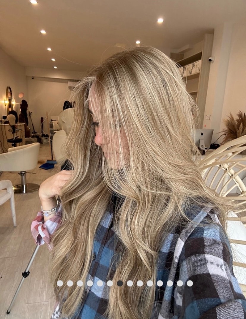 HUMAN HAIR LACE TOP WIG – BUTTERSCOTCH BLONDE 26” BY HIGHLINE WIGS BRAND NEW
