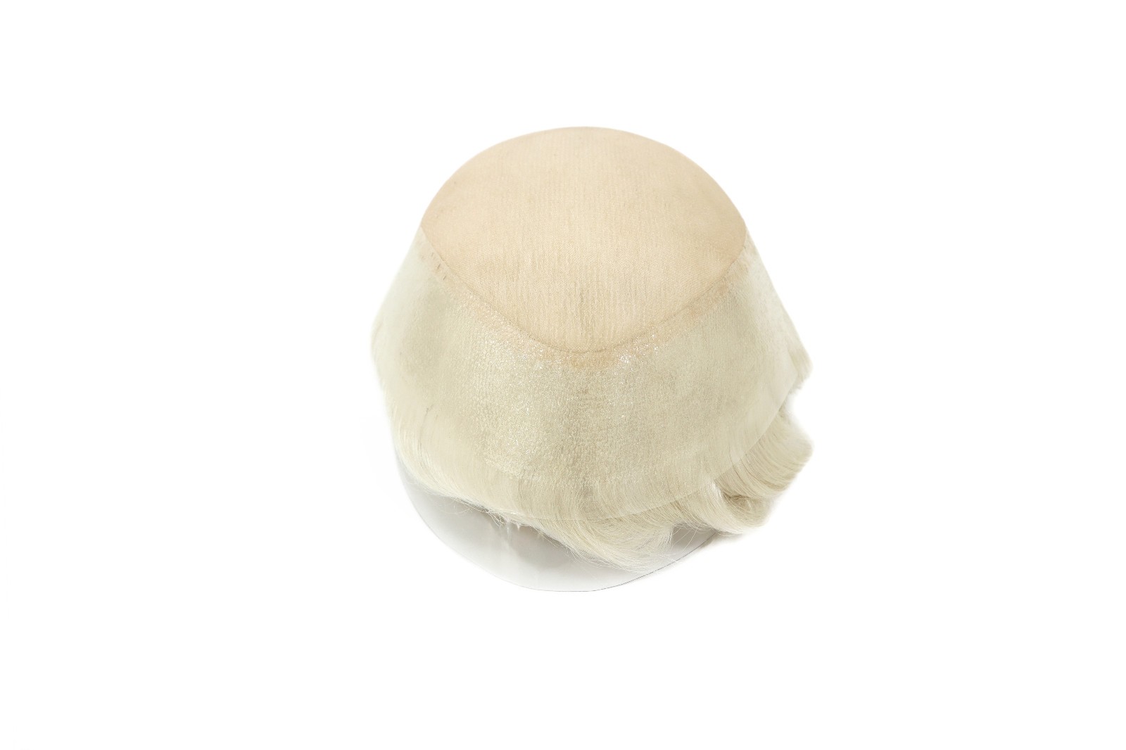 Toupee For Mens Human Hair Durable Mono Skin Replecement System Gent Hairpieces