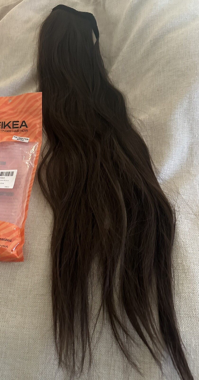 Seikea 35″ Clip In Ponytail Dark Chocolate Brown