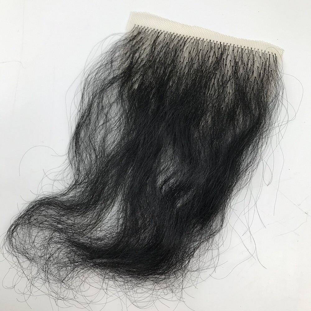 US Stock Fake Pubic Hair One Piece Silicone Doll Wig High Temperature Wire Beard