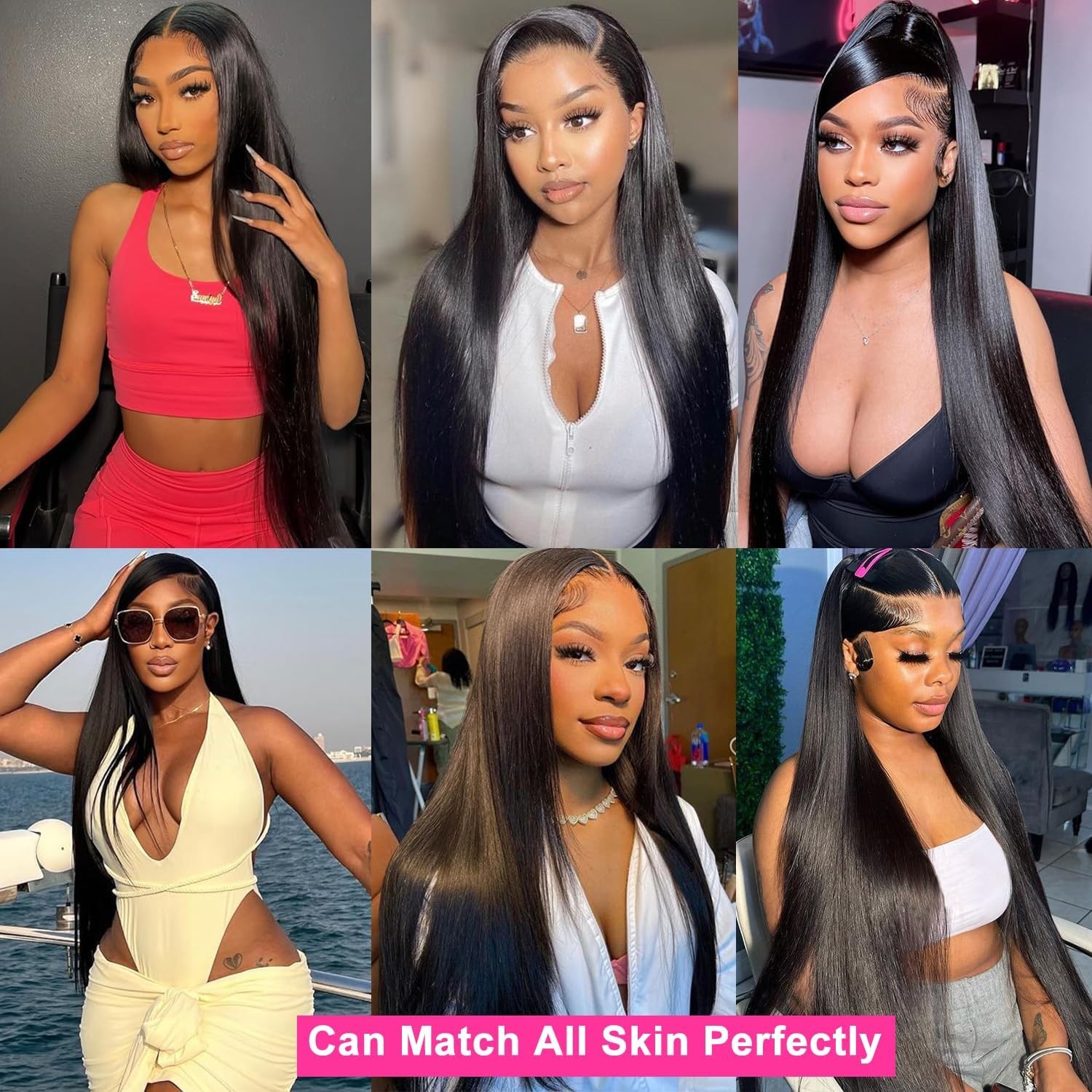 Selina Straight 4×4 HD Lace Closure 100% Brazilian Virgin Human Hair Free Part